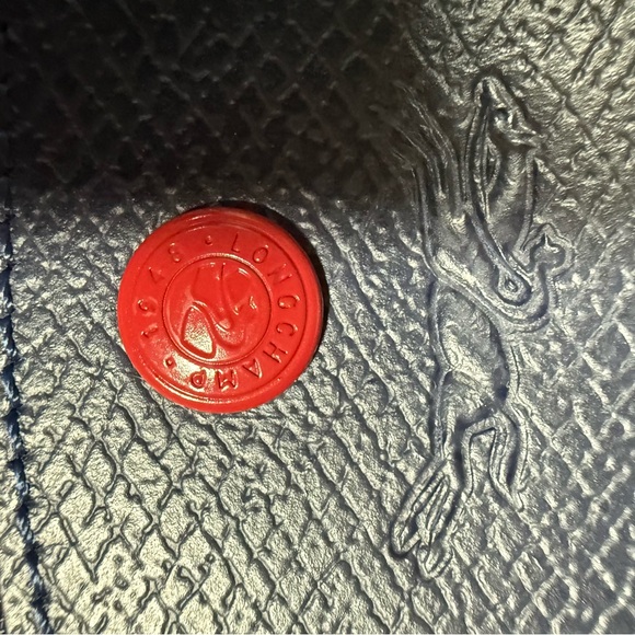 Longchamp Navy and Red Tote Bag Authentic NWT - Picture 14 of 16